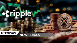 Ripple Announces One of Largest Deals in Crypto History, First U.S.-Based XRP ETF Debuts with 'Very Respectable' Trading Volume: Crypto News Digest by U.Today