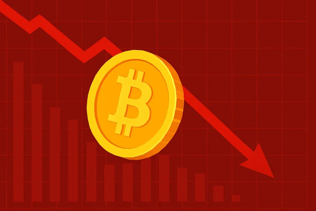 Bitcoin price down today