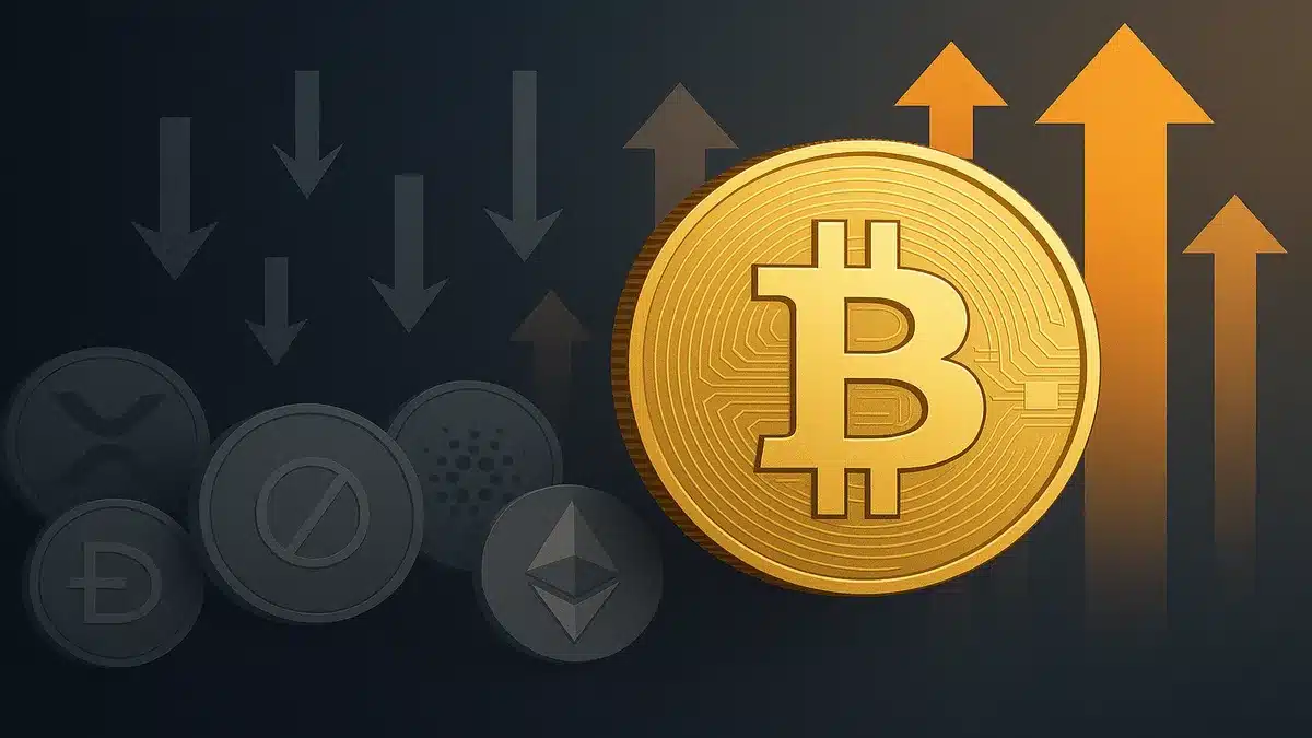 Bitcoin is the dominant cryptocurrency