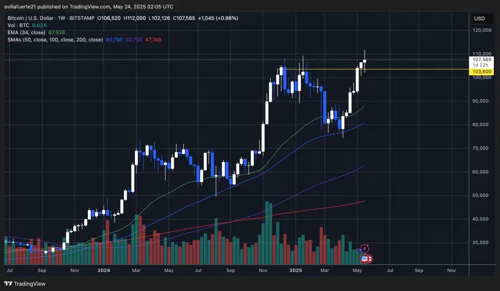 Bitcoin Short-Term Holders Shift at $94K Signals Possible Downturn 5 BTCUSD 2025 05 23 22 05 37 1